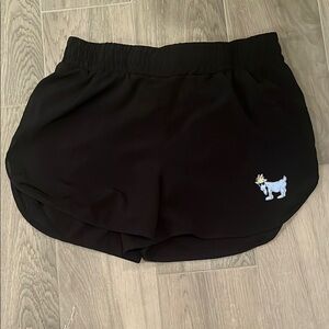 GOAT Women’s Black Athletic Shorts Size: Medium